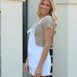 Seasons Tied Romper - White