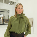 Phaedra Blouse - Olive