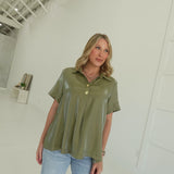 Olivia Collared Blouse