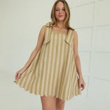 Tully Mini Dress - Taupe