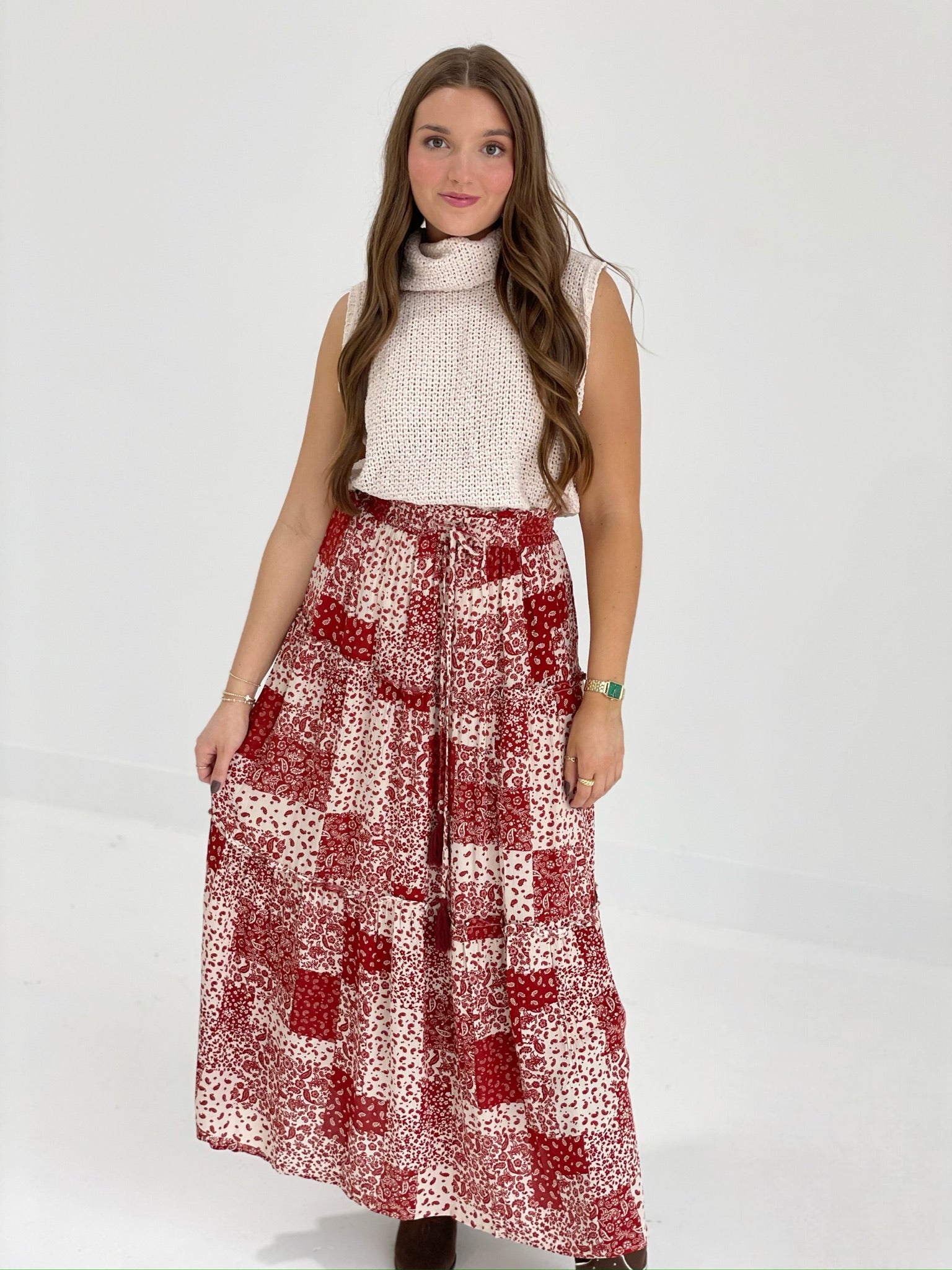 Peace On Earth Maxi Skirt