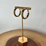 Chubby 18K Dipped Hoop