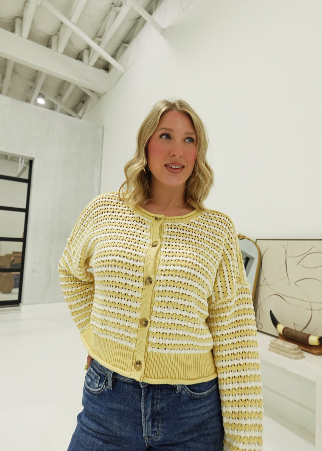 Crochet Babe Cardi - Butter