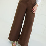 Seascape Linen Pants - Cappuccino