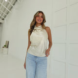 Upgraded Halter Top - Ivory