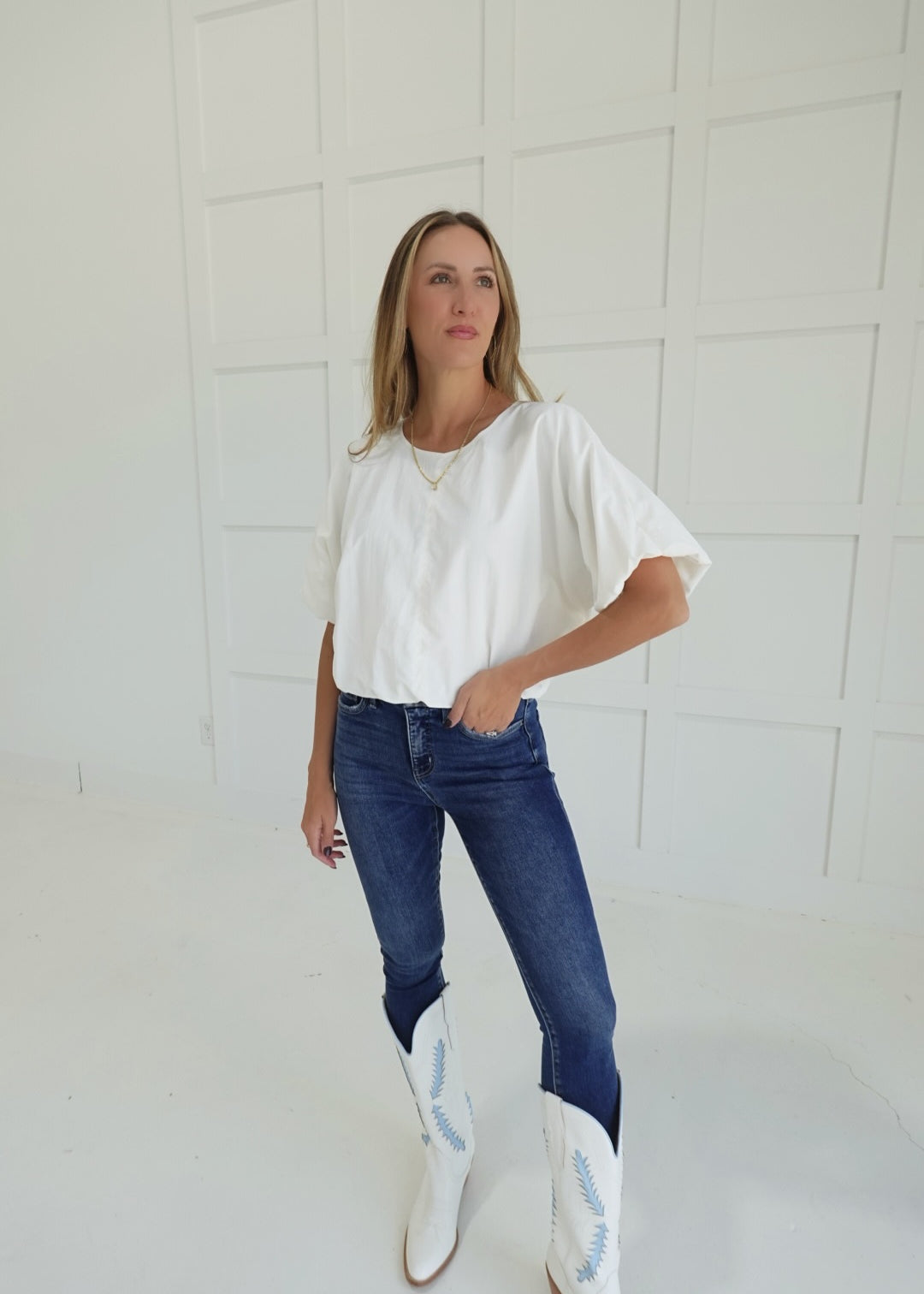 The In-Betweens Top - White