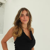Black Jack Halter Top - Black