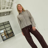 Lorraine Leather Pants - Burgundy