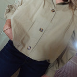 Baylor Bubble Hem Jacket