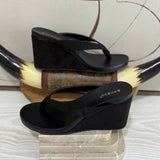 New Age Wedge - Suede Black