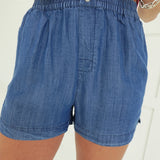 Borrower Tencel Shorts - Blue