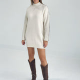 Byers Sweater Dress - Ivory