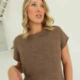 Mayson Knit Top - Mocha