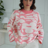 Finlee Sweater Top - Pink