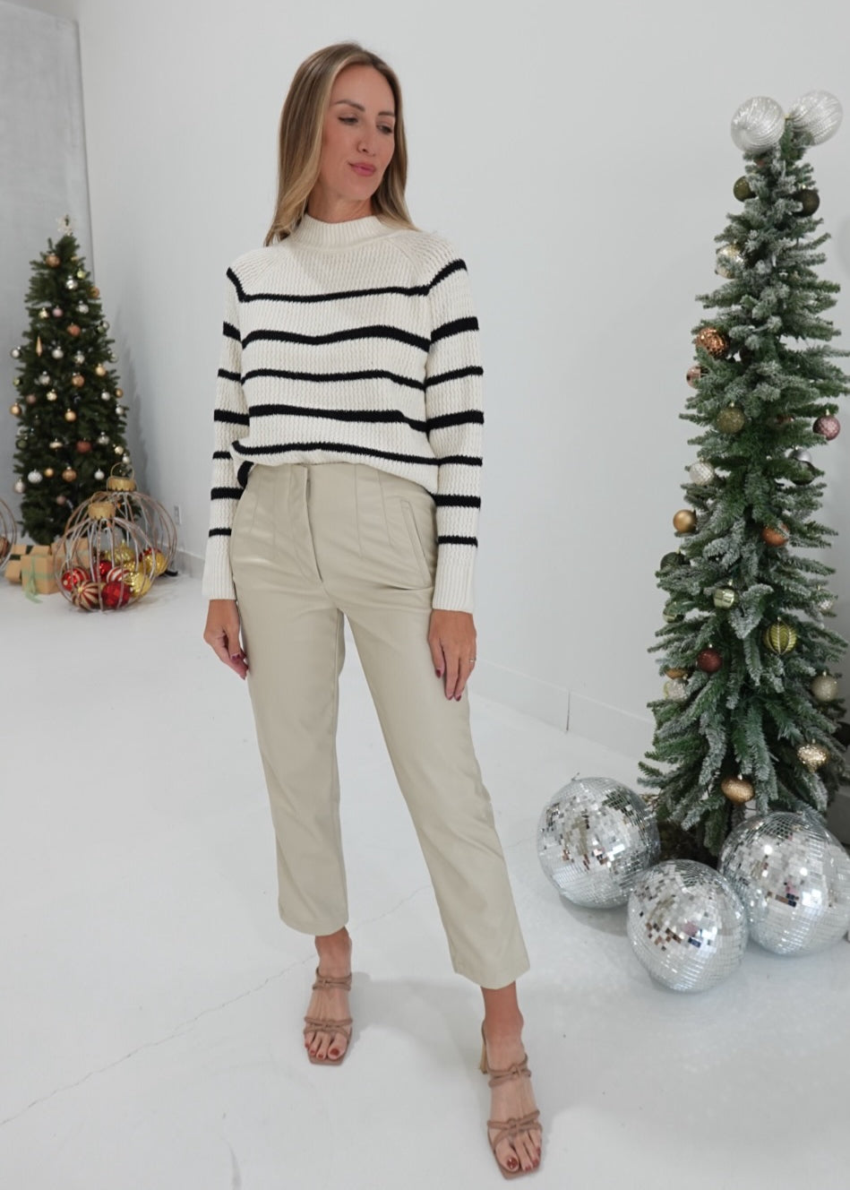 Fargo Leather Pant - Ivory