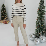 Fargo Leather Pant - Ivory