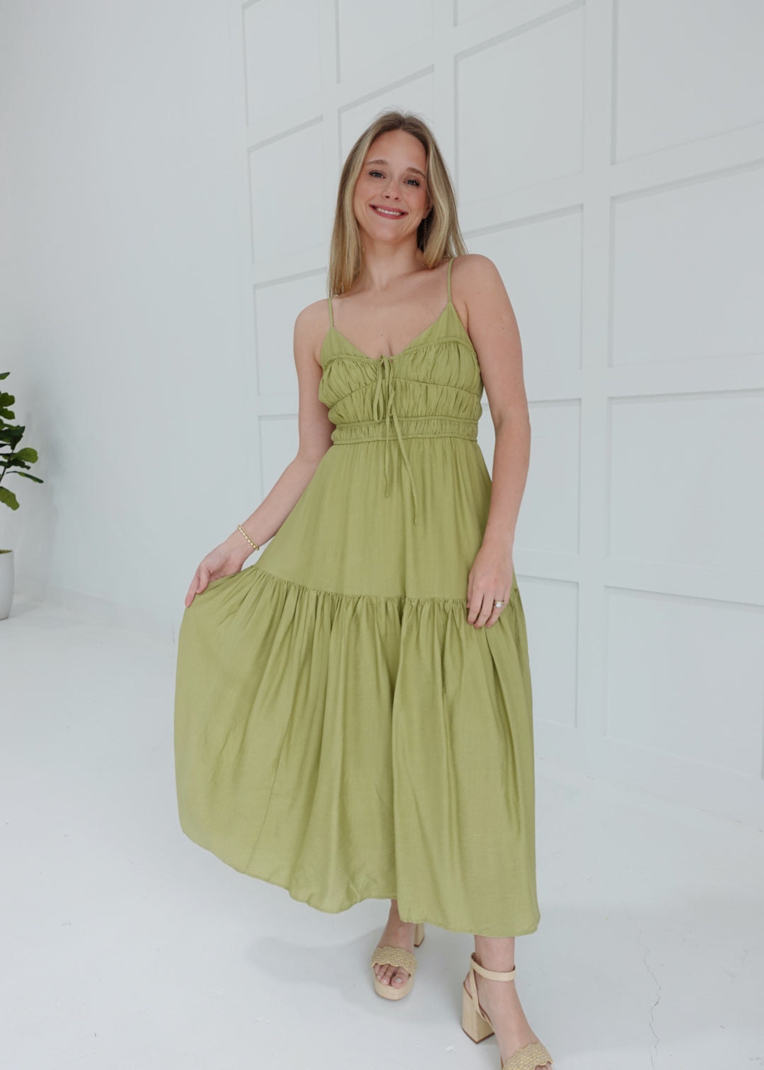 Lolita Midi Dress - Kiwi