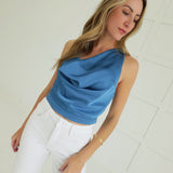 The Simple One Blouse  - Slate