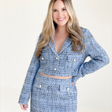 Kathryn Tweed Blazer - Blue