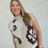 Roundhouse Sweater Top - Oatmeal