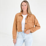 Swayed One Way Jacket - Cappuccino