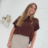 Staycation Top - Chocolate