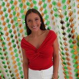 Southern Saturday Top - Red