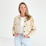 Swayed One Way Jacket - Latte