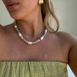 Flat Beaded Necklace