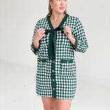 Cressida Houndstooth Dress