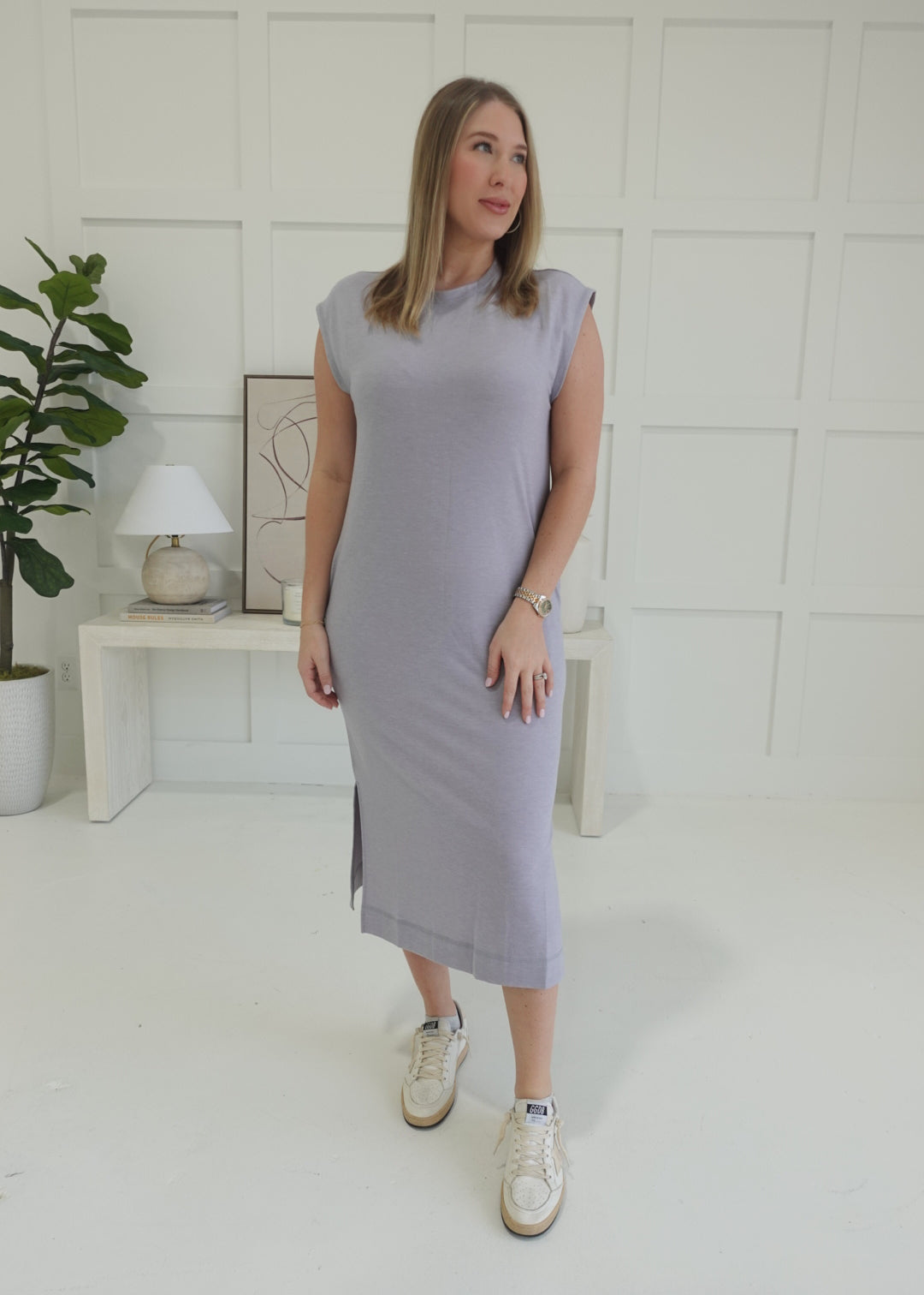 On Board Midi Dress - H Grey