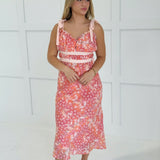 Tanzy Skirt Set - Orange