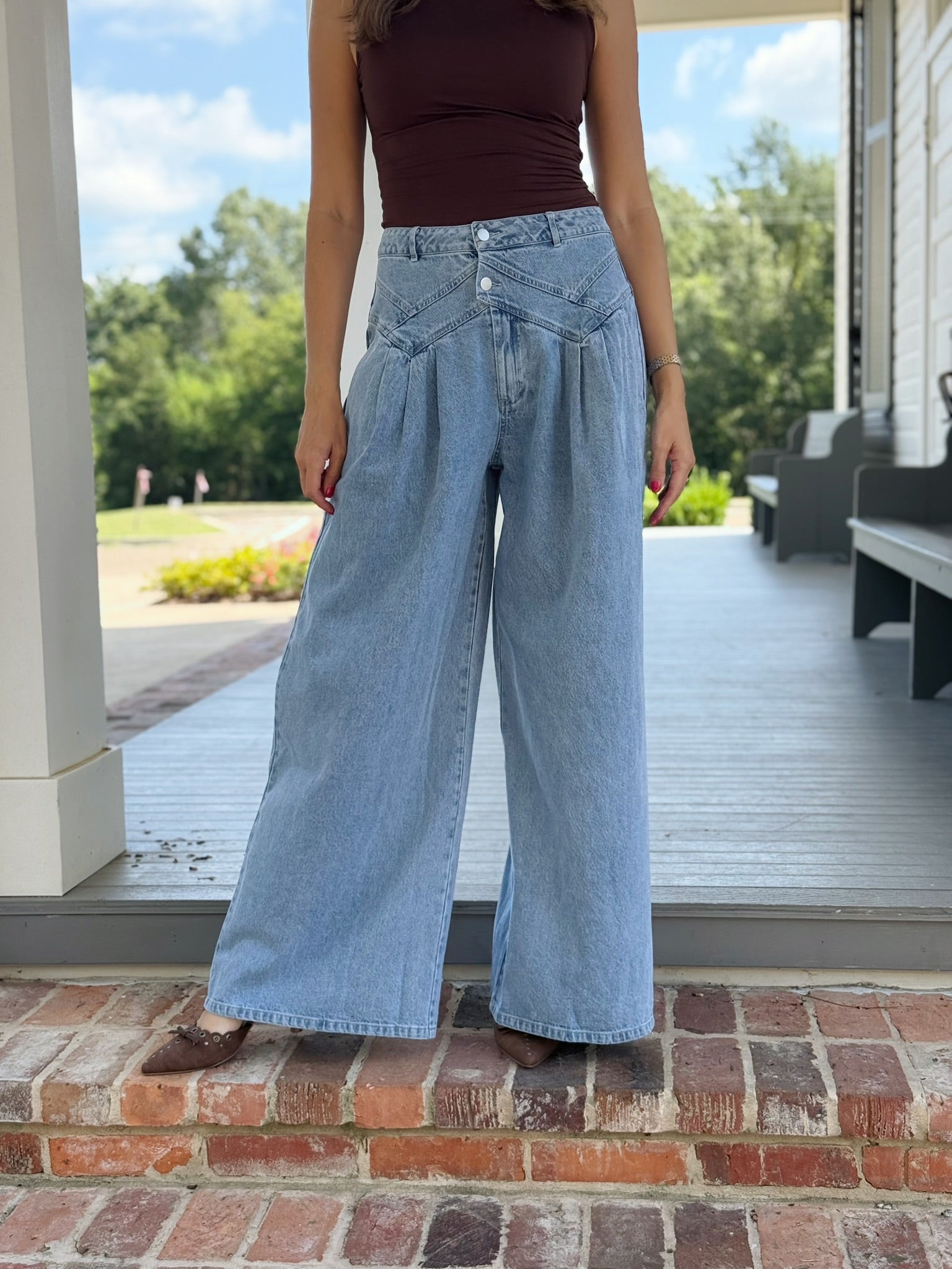 Fall Files Pintuck Jeans