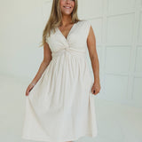 Harbor Twist-Front Dress