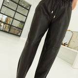 Lorraine Leather Pants - Deep Chocolate