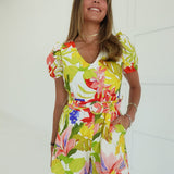 Tropics Belted Romper