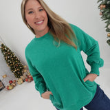 Easier Said Pullover - K Green