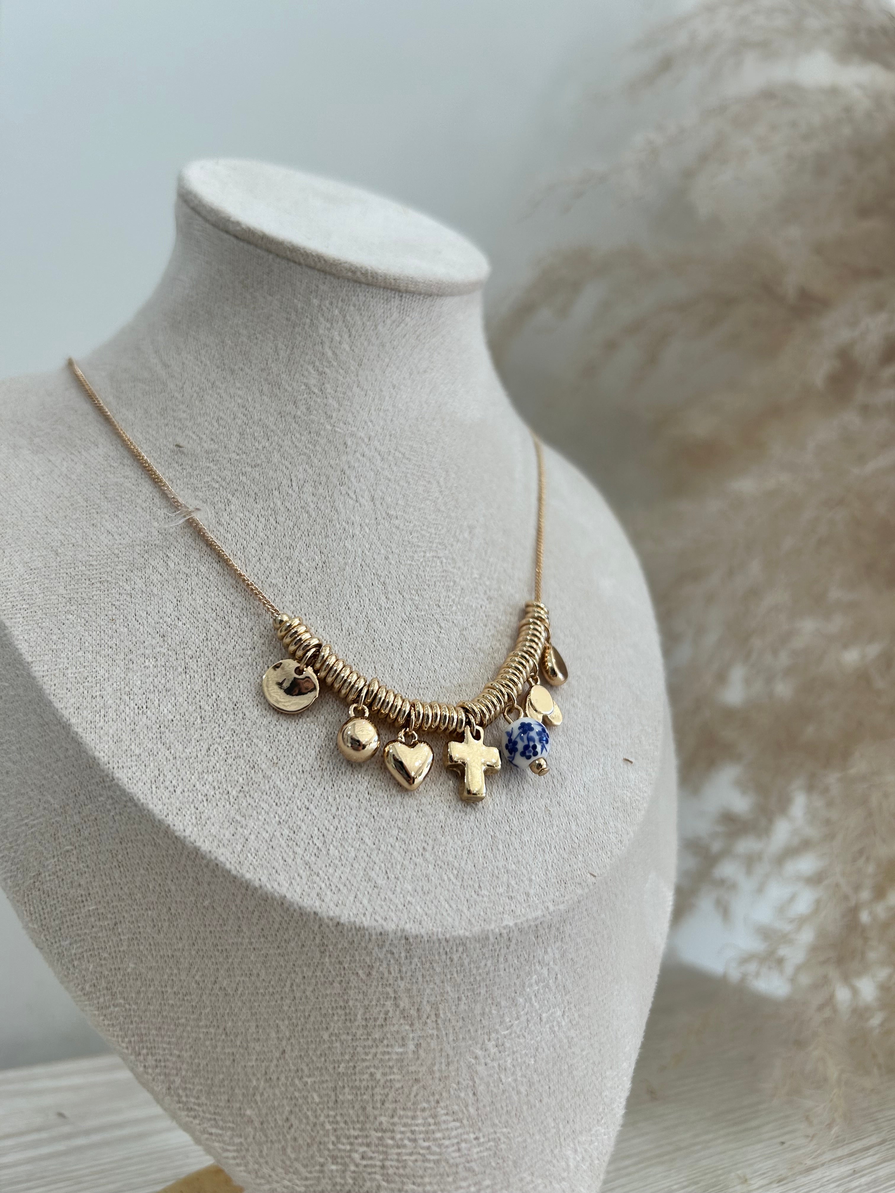 Faith + Love Charm Necklace