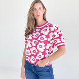 Groove To Your Move Sweater - Magenta