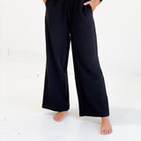 Ali Boxer Straight Pants - Black