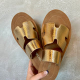 Tiki Platform Sandal - Gold