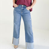 Chapman Wide Cuffed Jeans