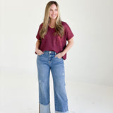 Chapman Wide Cuffed Jeans