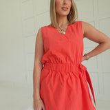 Club Level Romper - Red