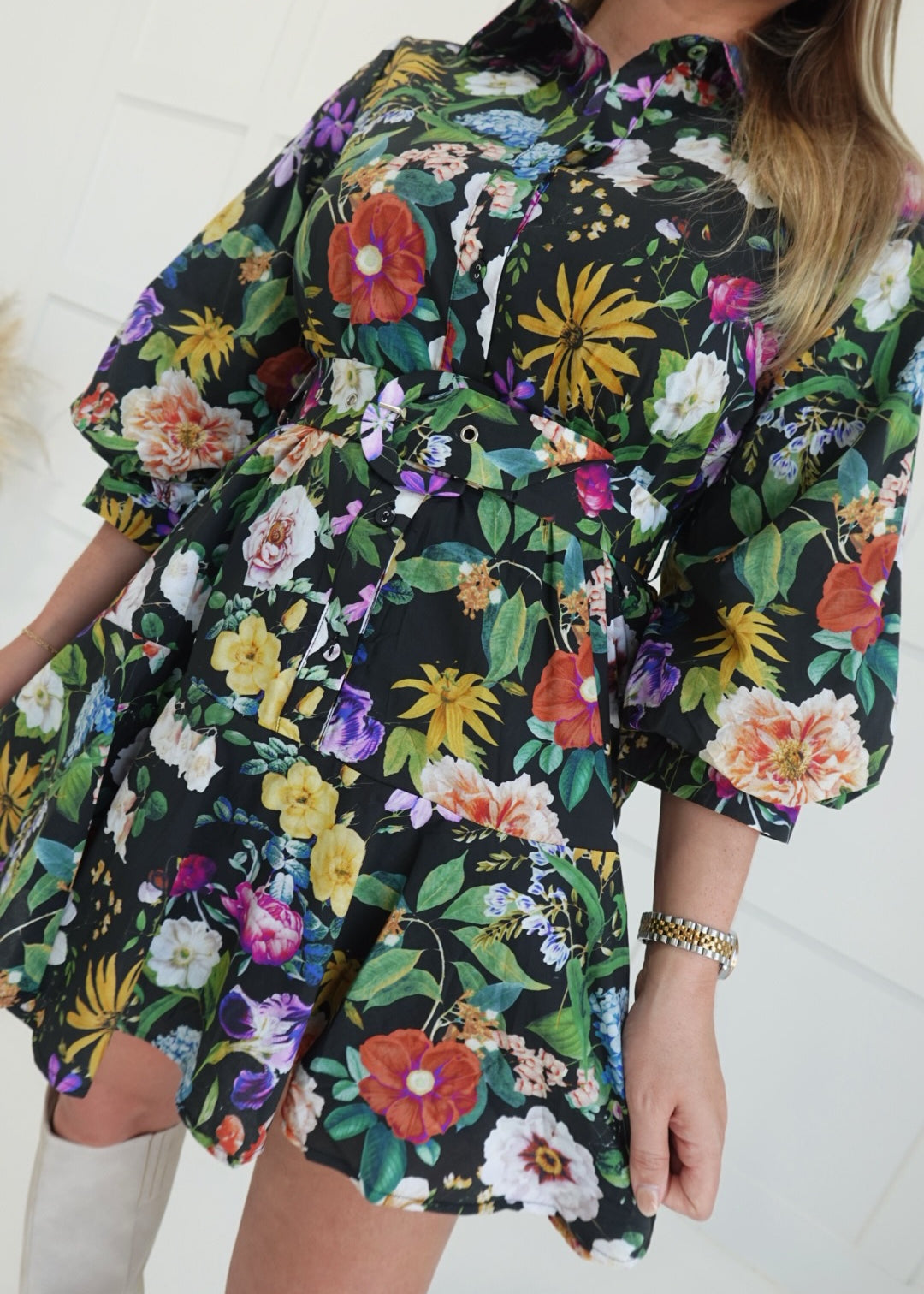 The Founders Mini Dress - Black