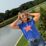 Stars N Stripes Tee - Royal/Red