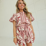 Davis Printed Romper