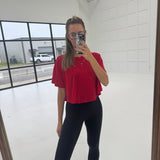 Danny Basic Tee - Ruby