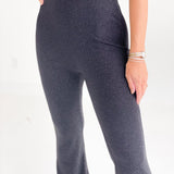 Shockey Stretchy Flare Pants - Black