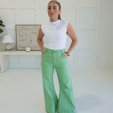 Emerson Flare Pants - Emerald